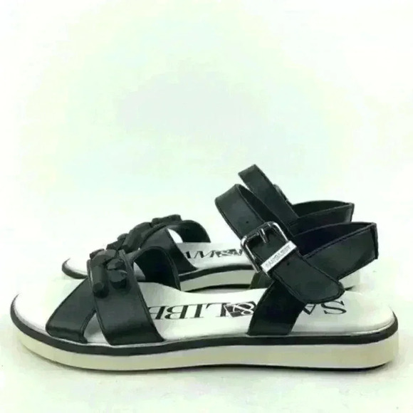 New Sam Libby Sandals Size 7 Gem Strappy Flatforms - Picture 3 of 8